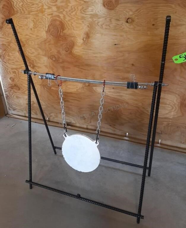 Steel Gong Target & Stand (Folding)