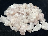 2 lbs rose quartz Crystal fragments
