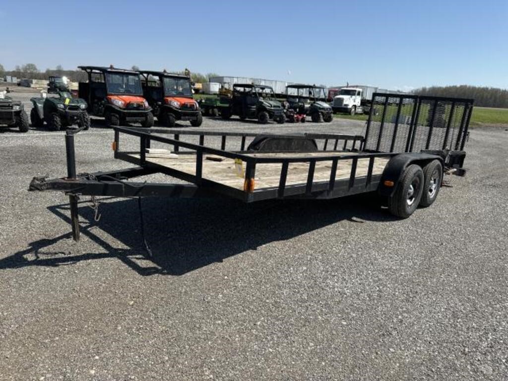 20ft Trailer With Ramp (No Title)