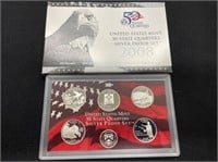 2008 State Quarter Silver Proof Set