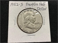 1952S Franklin Half Dollar