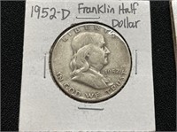 1952D Franklin Half Dollar