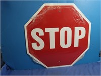 Metal Stop Sign 18x18"