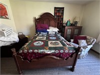 ANTIQUE FULL SIZE BED AND FRAME MATTRESSES