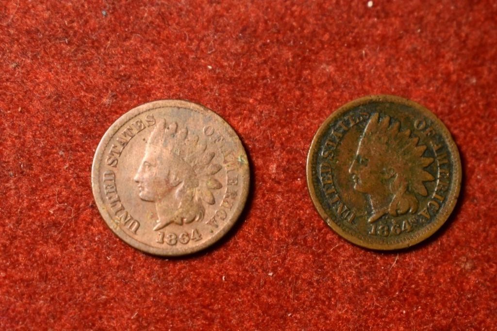 (2pcs.) 1864-L. G.