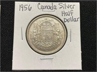 1956 Canada Silver Half Dollar
