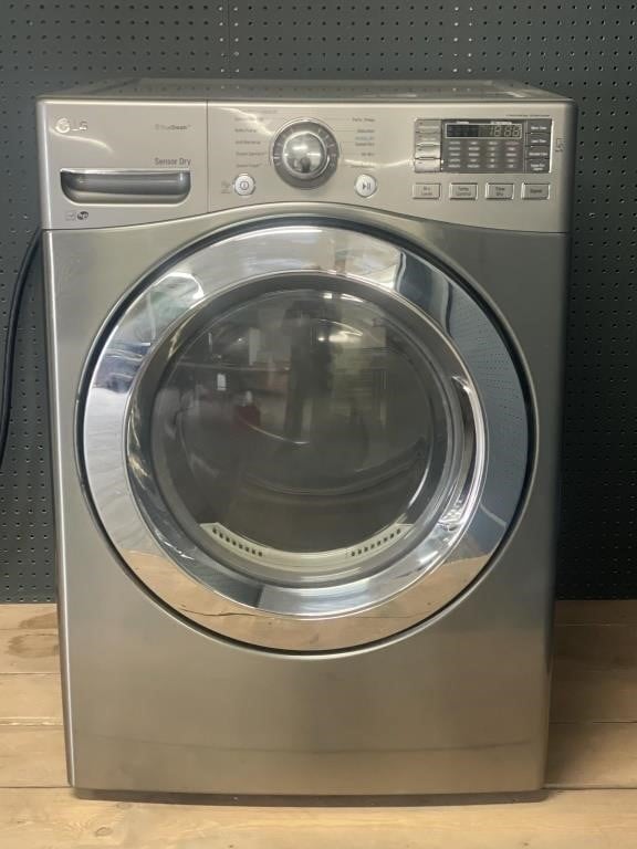 LG TrueSteam Clothes Dryer with Sensor Dry.