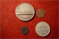 (4pcs.) Medal commemorating the sinking of the..