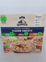 Quaker instant oatmeal 3 flavors 35 packets
