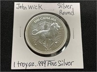John Wick Silver Round
