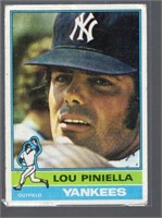 Lou Piniella 1976 Topps Card number 453
