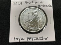 2024 Great Britain Britannia Silver Round