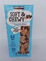 Kirkland soft & chewy granola bars 64ct. BB: 9/24
