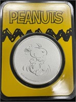 2021 Peanuts Snoopy Silver Round