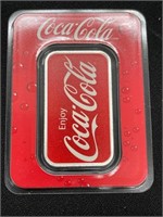 Coca-Cola Colorized Silver Bar