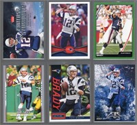 Lot of 6 Tom Brady Cards