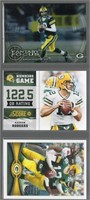 Lot of 3 Aaron Rodgers Cards