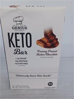 Genius Gourmet keto bars creamy peanut butter