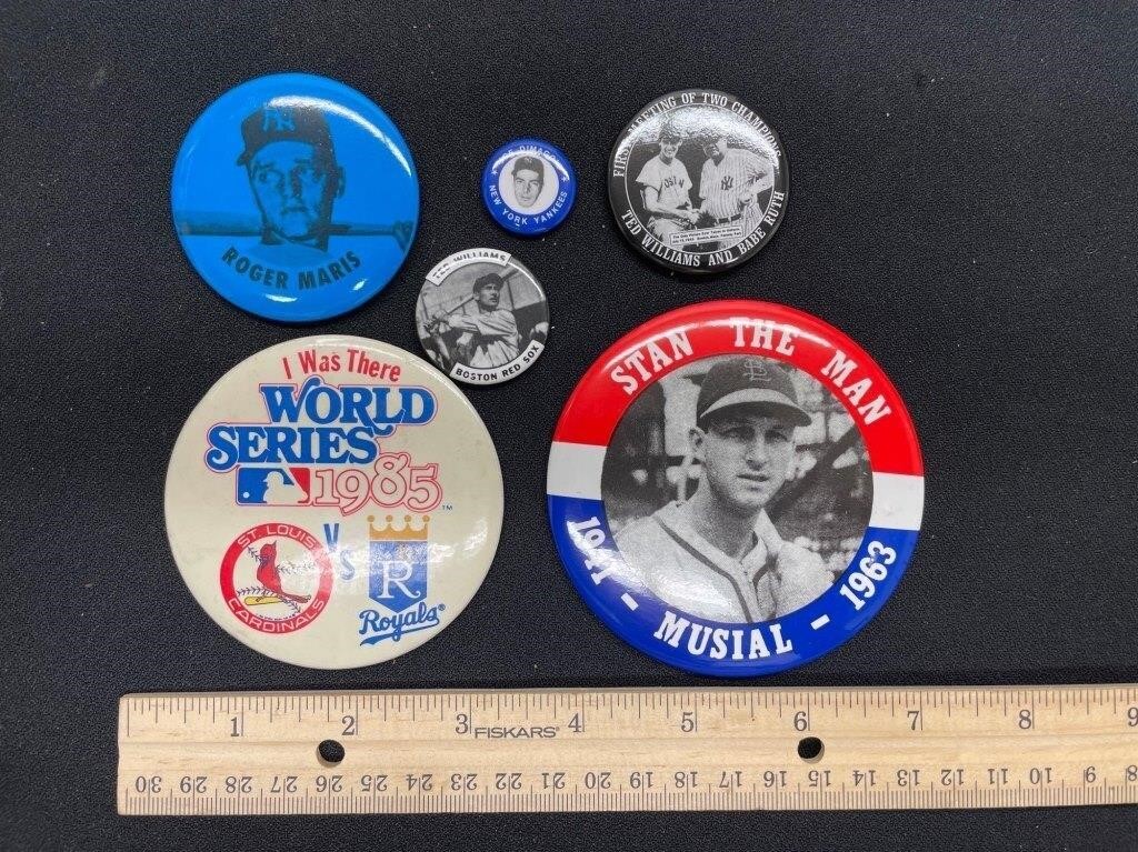 Baseball Pins/Buttons