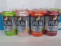 Polar Seltzer flavored water 4 flavors 27- 12fl oz