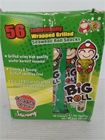 Big roll grilled seaweed snack 56 individually