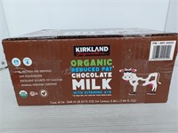 Kirkland organic chocolate milk 24- 8.25fl oz