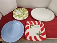 Decorative Plates and Large Platter