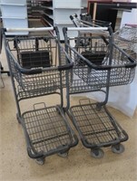 2 Versa Cart System Shopping Carts (used)