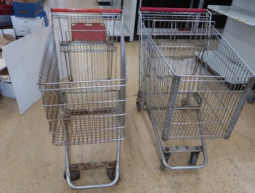 2 Shopping Carts (used)