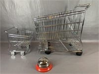 A Mini Grocery Carts & Diner Bell