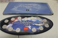 Millenium Canada 2000, 25c Coin Set