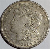 1921 "S" - MORGAN SILVER DOLLAR (3)