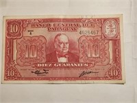 1952Republic of Paraguay 10Guaranies Banknote.PG1