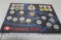 Canada 125 Provincial Quarters