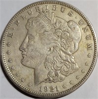 1921 "S" - MORGAN SILVER DOLLAR (4)