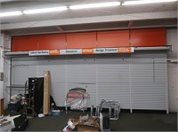 5 Shelving Sections w/Lighting 48x120" (contents