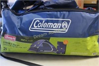 Coleman Youth Tent with Sleeping Bag/light in Bag