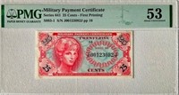 25 Cents (1968) MPC PMG-53+Gifts!.MP6m