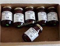 6 Jars Raspberry Jam