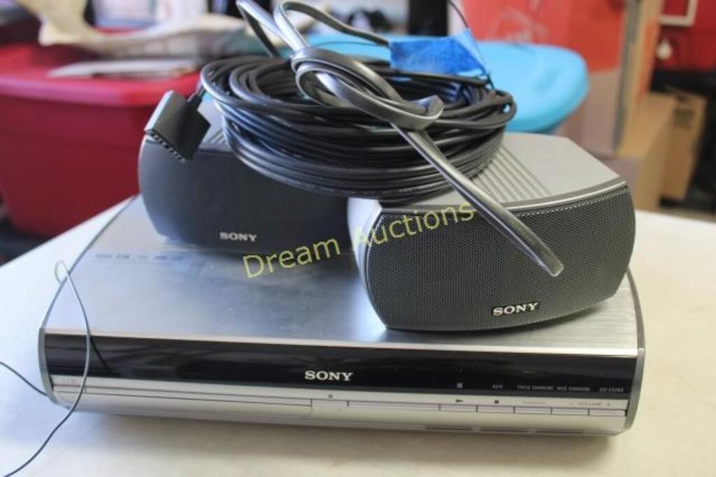 Sony DVD Home Theatre System - Powers Up
