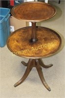 Vintage Wooden Serving Table 20D X 30H