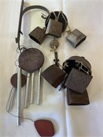 (4) Sets of Rustic Wind Chimes