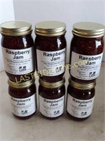 6 new Jars of Raspberry Jam
