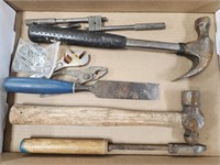 Assorted Hammers, Wrenches and more
