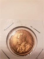 Canada  Large 1 cent 1917 King George V,CB8 T