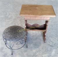 Small Table with Stool