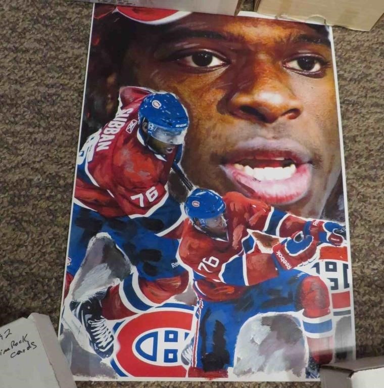 11'x15" P.K. Subban Montreal Canadiens Poster
