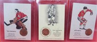 NHL Coin Cards 3 Hockey Tony Phil Esposito Mikita