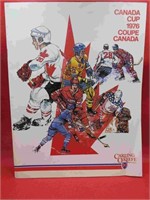 1976 Canada Cup Hockey Program Magazine w Insert