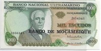 Mozambique 1000 Escudos ND1972 REPLACEMENT Z.Mz2